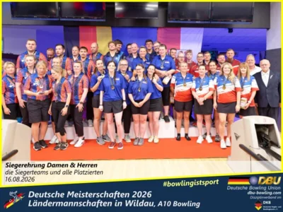 Foto des Albums: Fotoalbum 5: Deutsche Meisterschaften 2026 der Ländermannschaften in Wildau, A10 Bowling