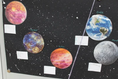 Projektwoche unser Sonnensystem  (Bild vergr&ouml;&szlig;ern)