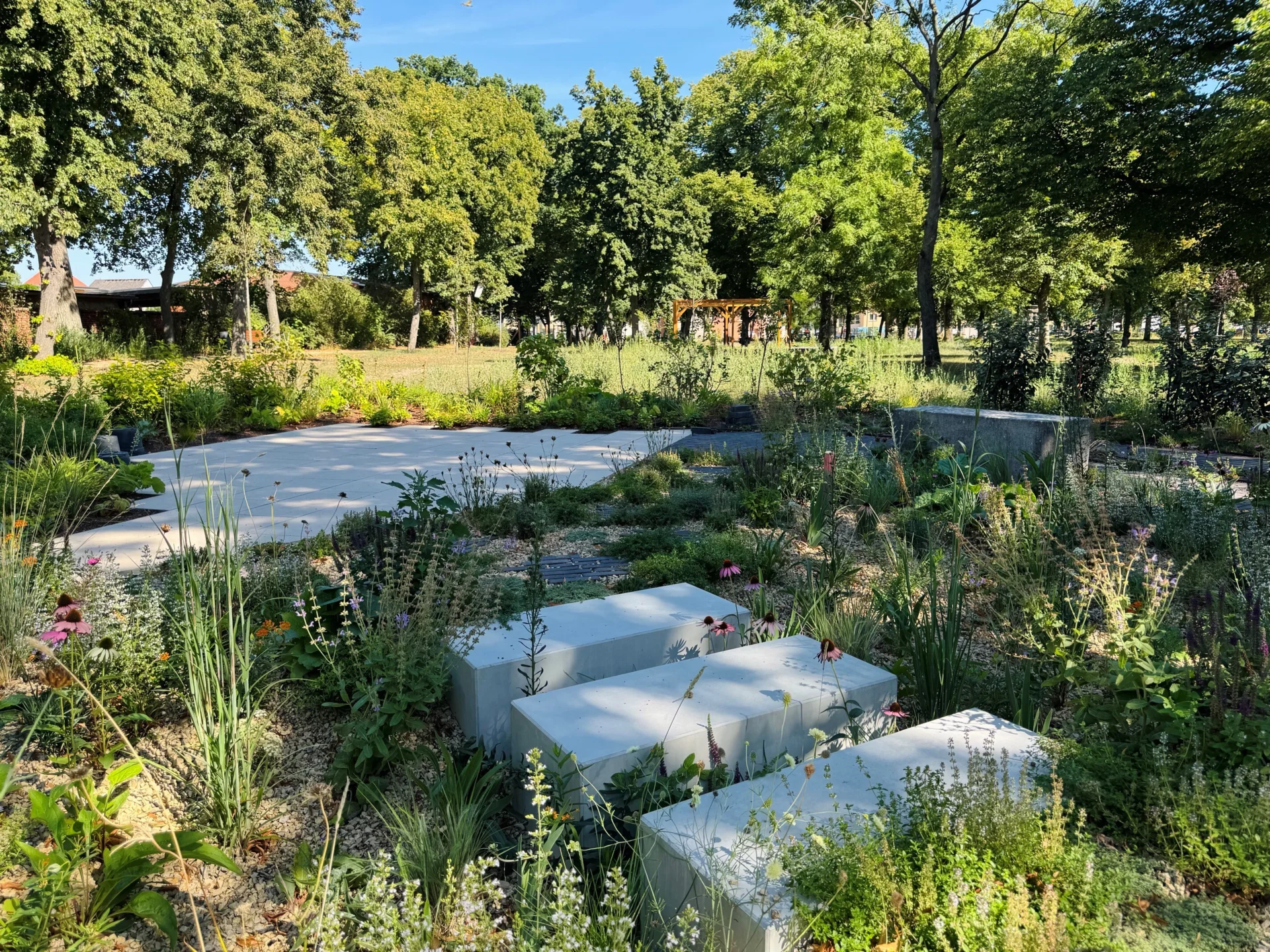 Bild: Fünf Themengärten dienen Gästen der Landesgartenschau 2027 künftig als Inspirationsquelle für die Gestaltung des eigenen Vorgartens, Grundstücks oder Hausgartens