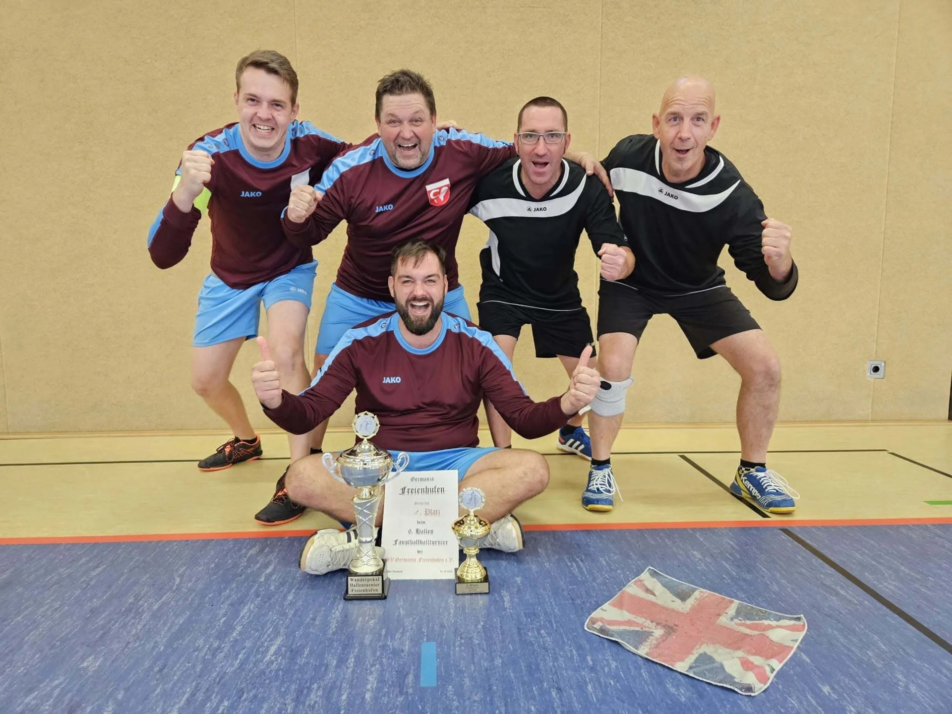 Bild: 1. Platz beim Hallenturnier in Freienhufen