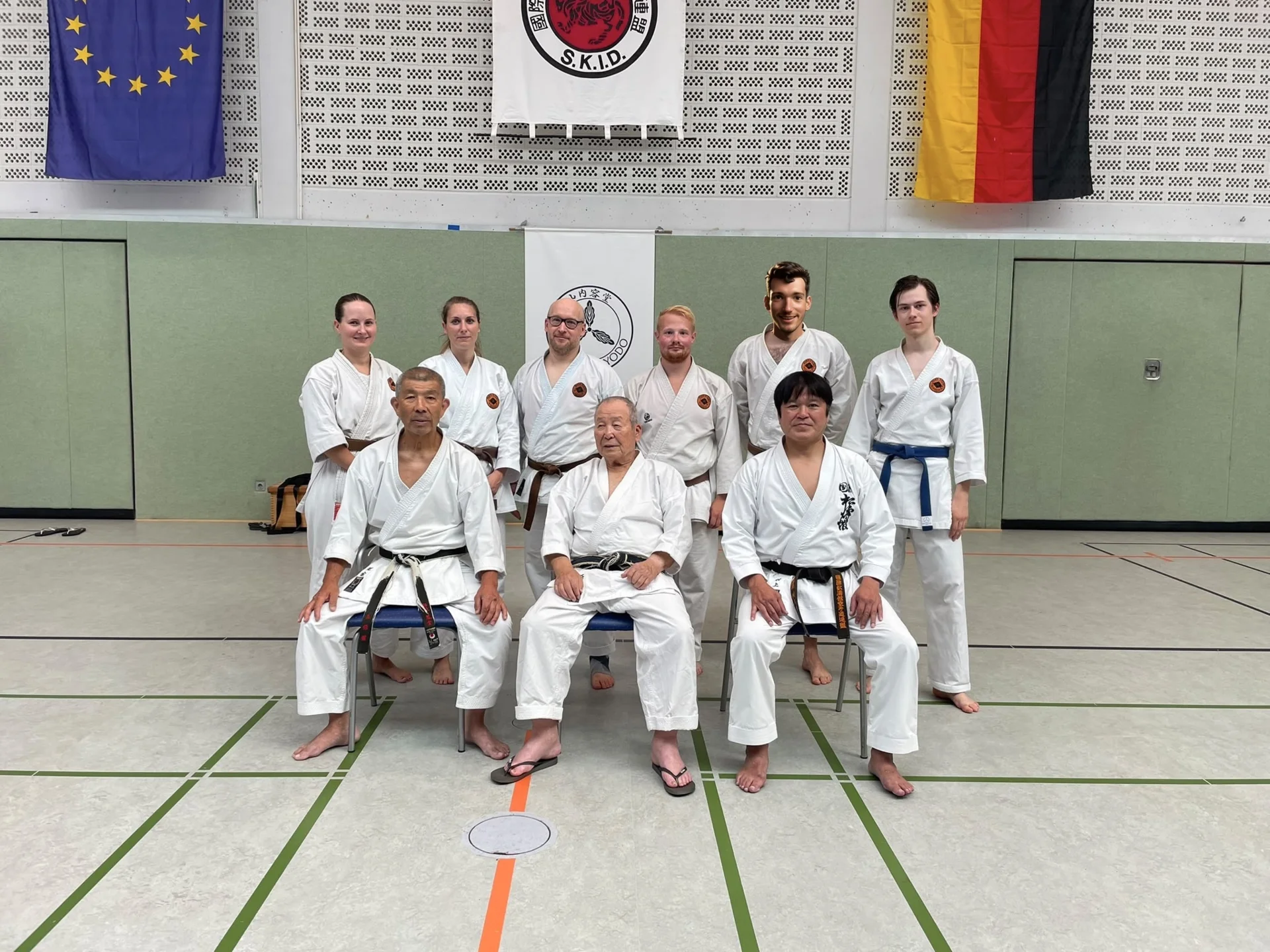 Bild: Muromachi (hinten) und Senseis (vorne)