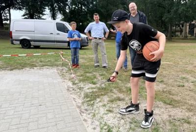 Foto des Albums: Einweihung Basketballkorb