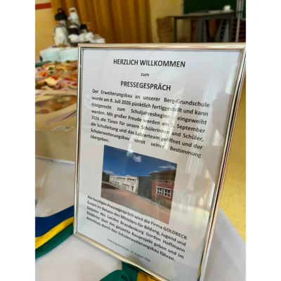 Foto des Albums: Pressetermin zum neuen Schulerweiterungsbau