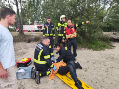 Foto des Albums: Freiwillige Feuerwehr Falkensee übt den Ernstfall am See