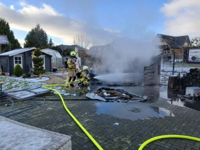 Foto des Albums: 12.01.2025 B_2 - Meinkoter Str. Velpke - Brennt Schuppen