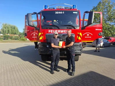 Foto des Albums: Fahrzeugvorführung LF in Wittenberge
