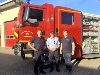 Foto des Albums: Fahrzeugvorführung LF in Wittenberge