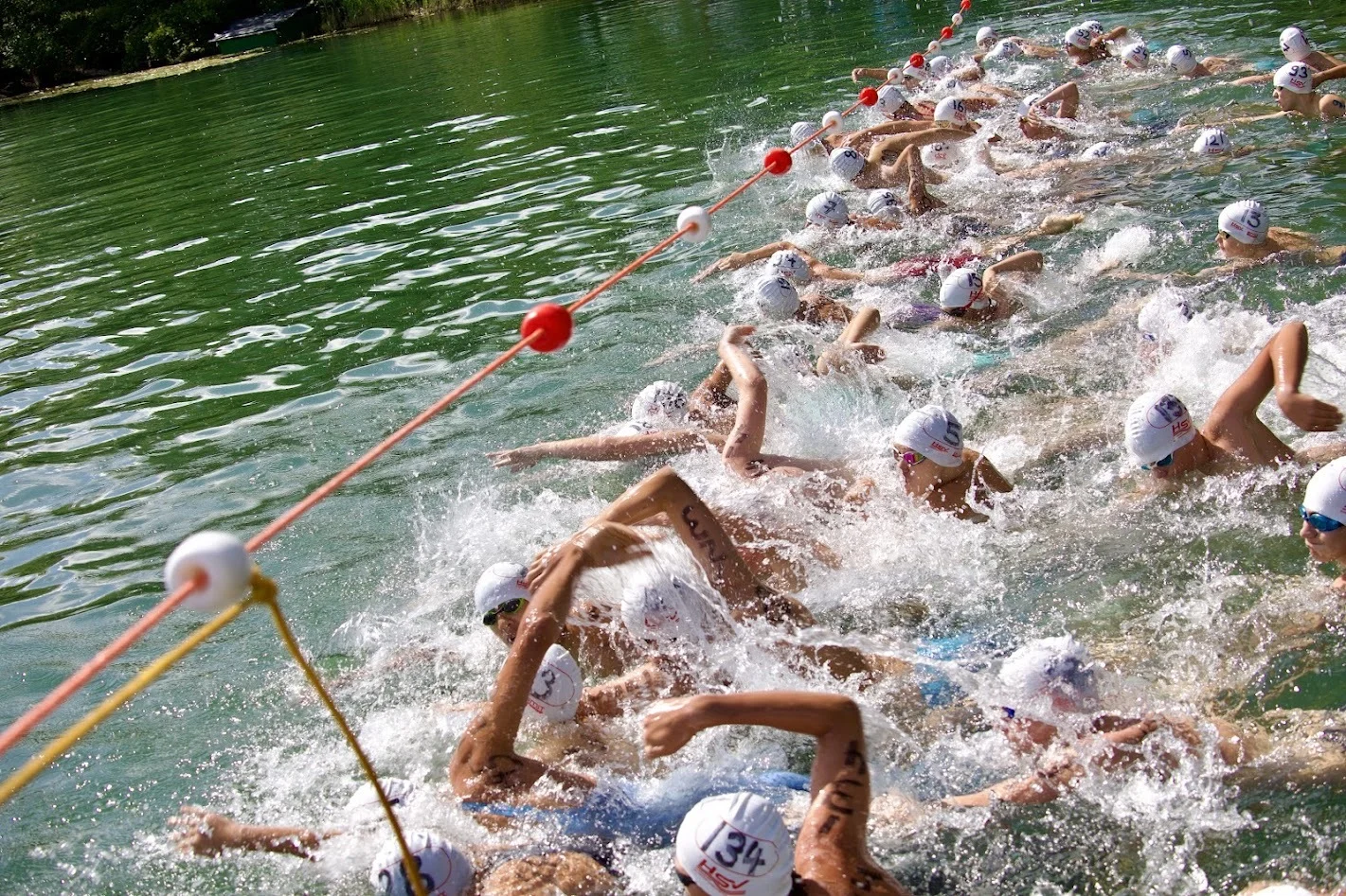 Bild: Start beim 2500m Freisil-Rennen der Männer