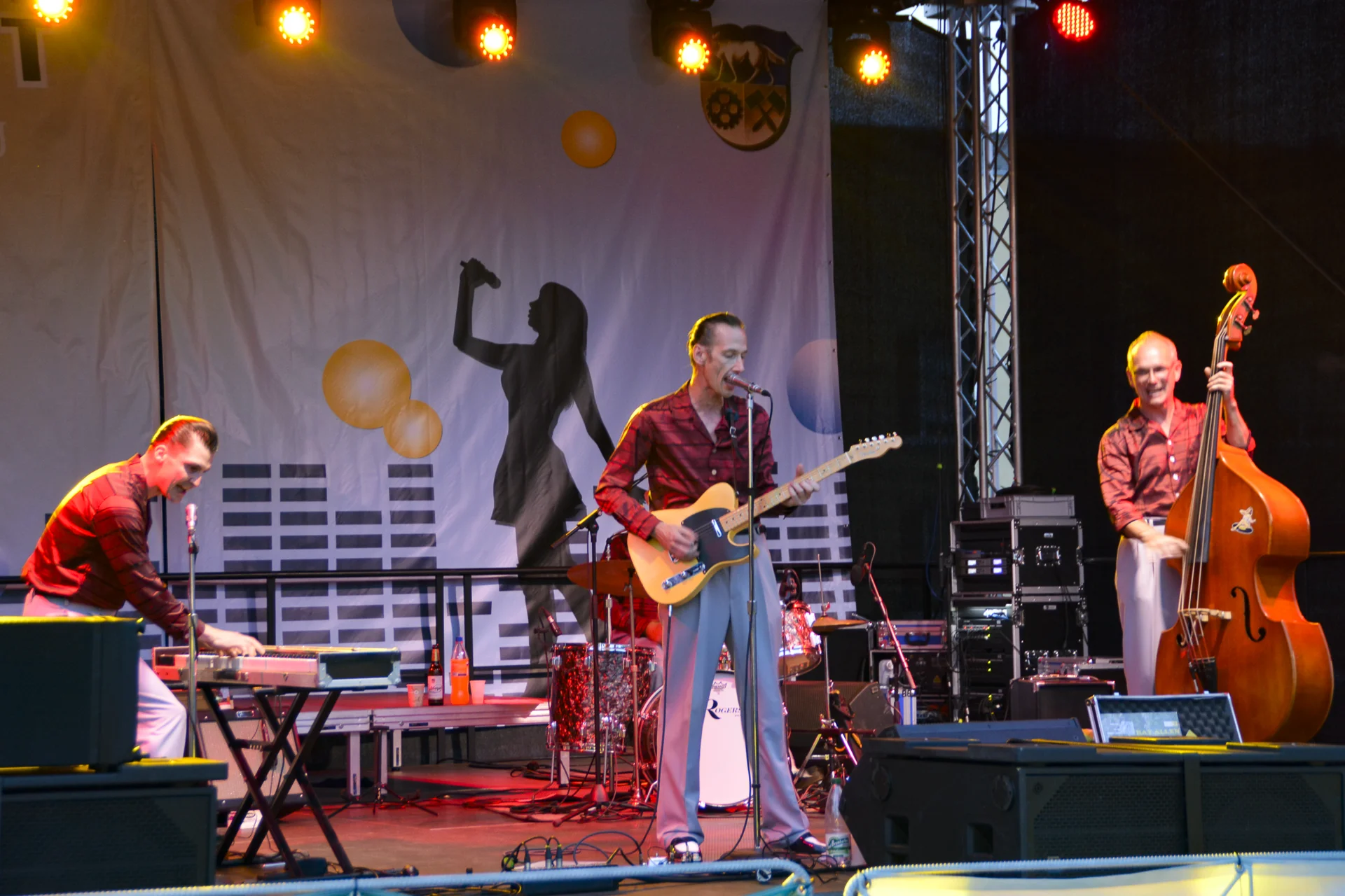 Bild: Am Abend schlossen Ray Allen und Band das Stadtfest ab.