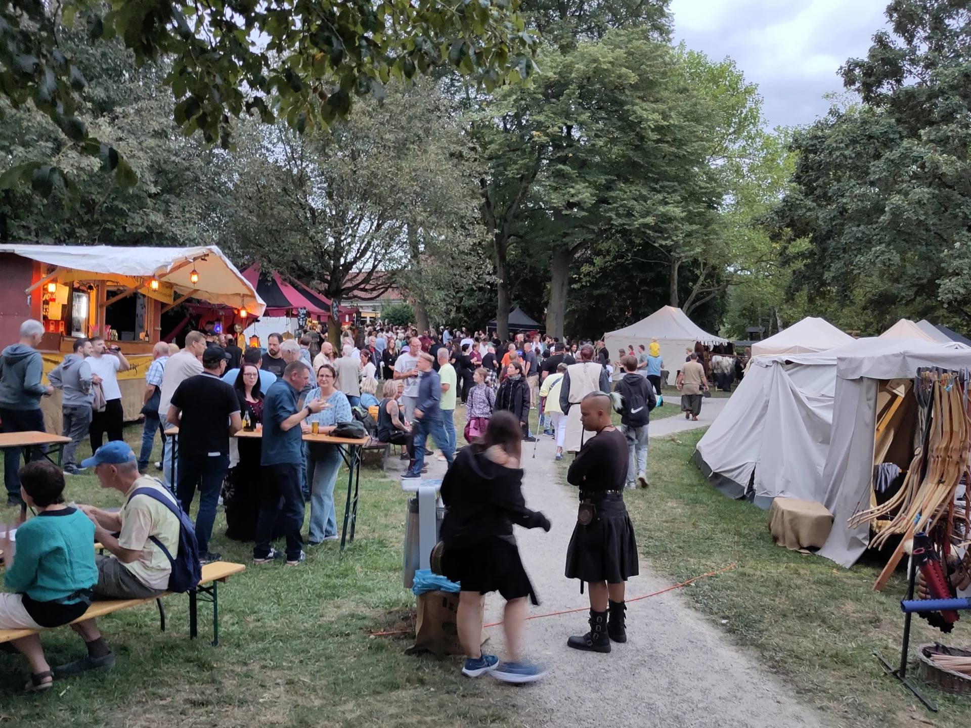 Bild: Gut besuchtes Spectaculum