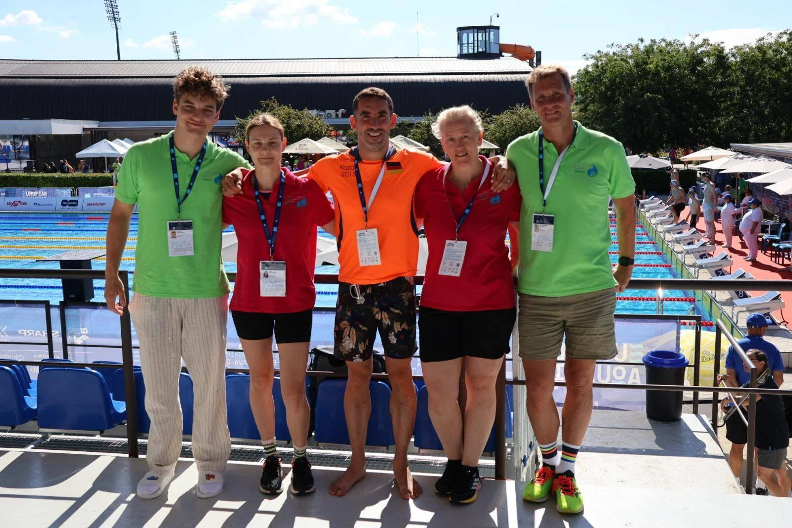 Bild: 6 SGS mit Anton, Ina, Alex, Larysa, Frank