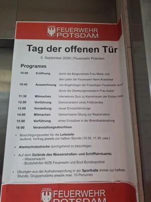 Foto des Albums: Ausflug Jugendfeuerwehren Stadt Pritzwalk nach Potsdam