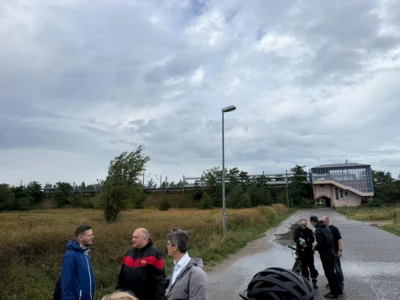 Foto des Albums: Bilder von der SVV-Radtour zu aktuellen Bauprojekten im Stadtgebiet