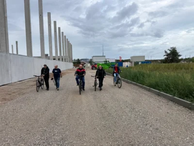 Foto des Albums: Bilder von der SVV-Radtour zu aktuellen Bauprojekten im Stadtgebiet