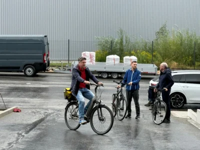 Foto des Albums: Bilder von der SVV-Radtour zu aktuellen Bauprojekten im Stadtgebiet