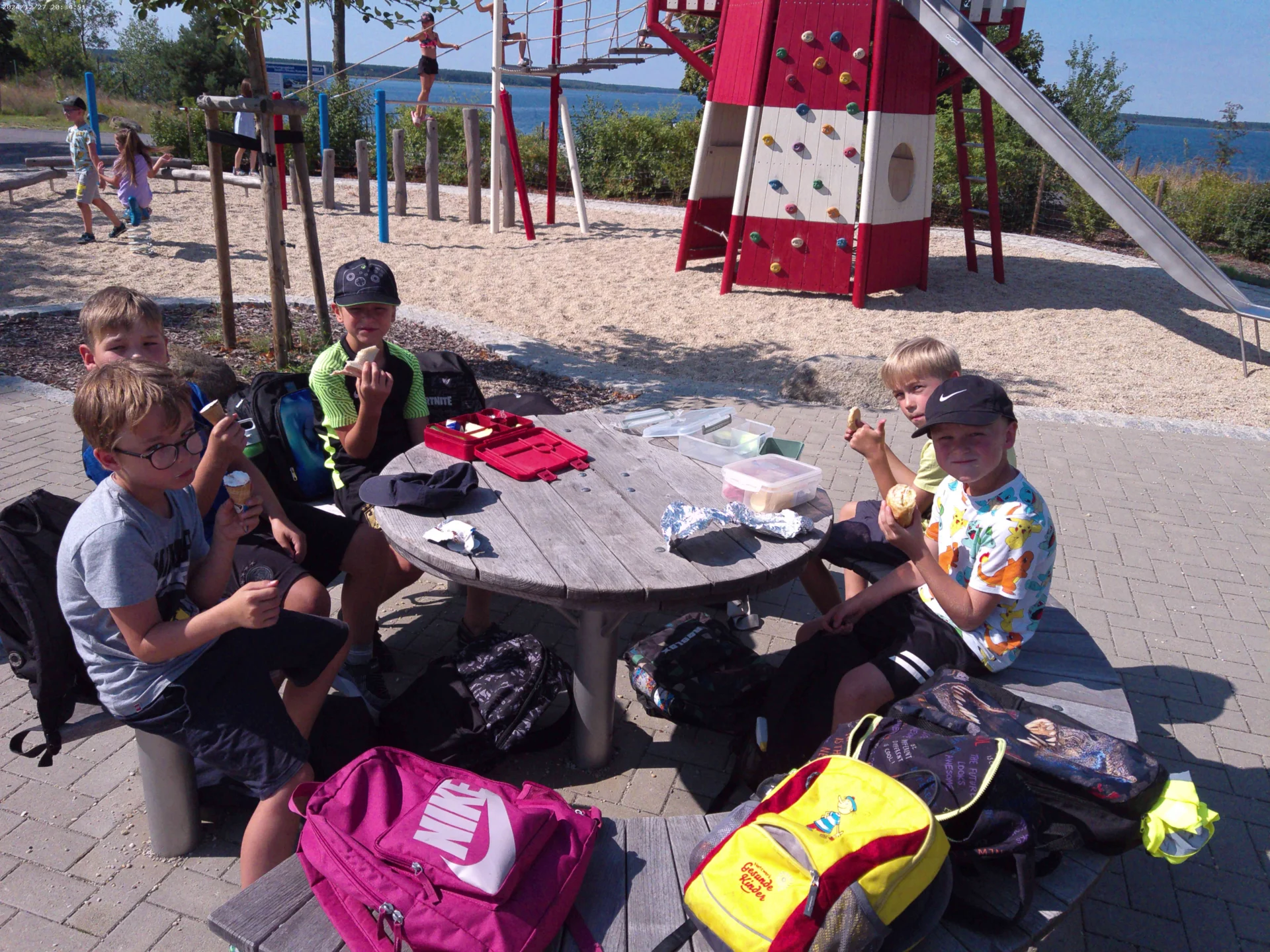 Bild: Picknick mit den besten Freunden.