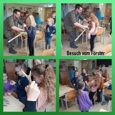 F&ouml;rster Stephan in unserer Schule  (Bild vergr&ouml;&szlig;ern)
