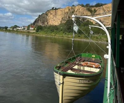 31 Die Elbe hat Niedrigwasser 