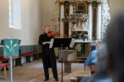 ... an der Barockgeige ... 