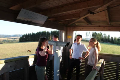 Foto des Albums: Beste Aussichten in Burglemnitz - Klara kann jetzt bis zur Leuchtenburg schauen