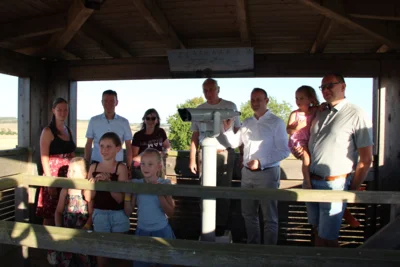 Foto des Albums: Beste Aussichten in Burglemnitz - Klara kann jetzt bis zur Leuchtenburg schauen