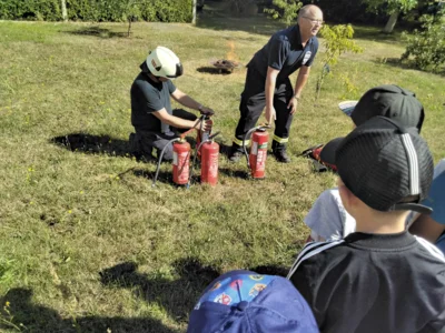 Foto des Albums: Besuch der Freiwilligen Feuerwehr Brottewitz im Ferienhort und in der Kita Elbekinder in Mühlberg/Elbe