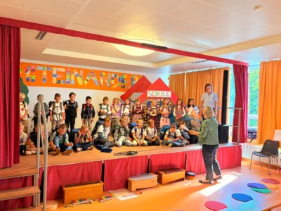 Foto des Albums: Einschulungsfeier an der Grundschule Ellenberg