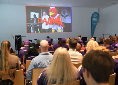 Die Special Olympics Nationale Spiele Saarland vom 15. &ndash; 20. Juni 2026 haben f&uuml;r das &bdquo;Team Brandenburg&ldquo; mit dem Sportler- und Ehrenamtsempfang im Haus des Sports am 11. September einen glanzvollen Abschluss gefunden.  (Bild vergr&ouml;&szlig;ern)