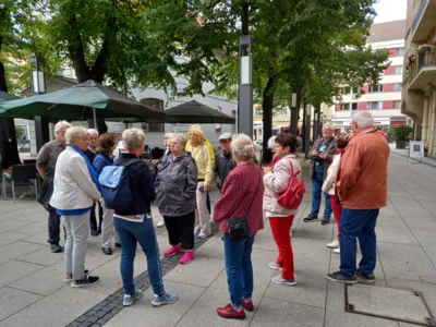 Beginn der Stadtf&uuml;hrung 