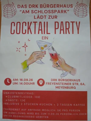 Foto des Albums: Cocktailparty im DRK Bürgerhaus