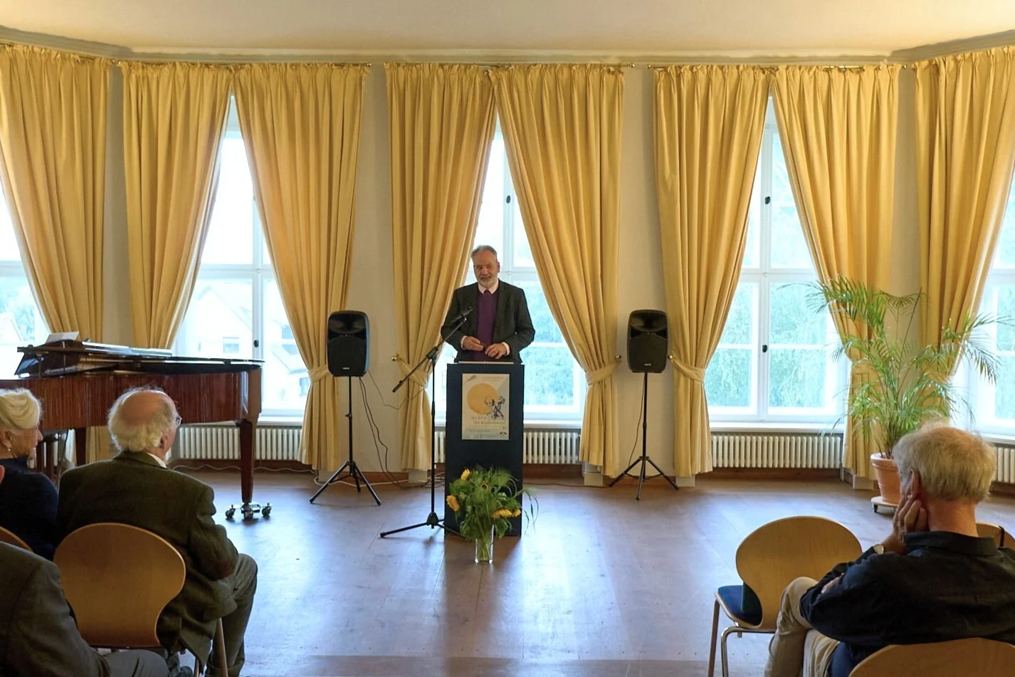 Bild: 01 Eröffnungsvortrag von Jürgen Overhoff zur Ausstellung 250 Jahre Der Kinderfreund am 16 09 2026 Foto Harald Priem