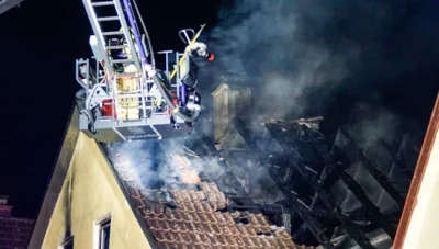 Foto des Albums: EINSATZ Dachstuhlbrand Herbrechtingen