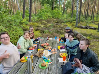 Waldpicknick zur St&auml;rkung 