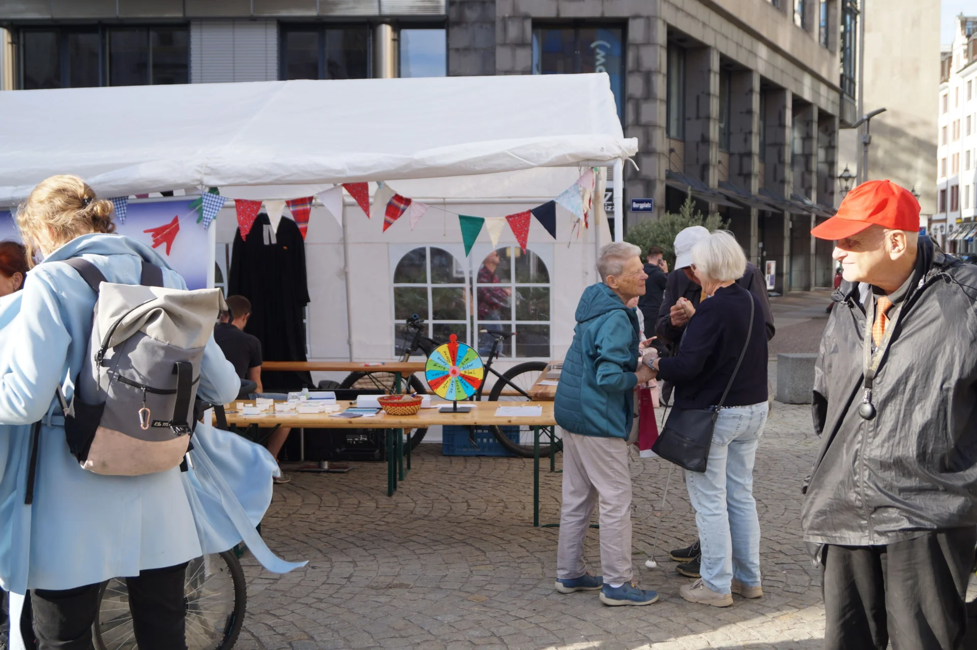 Bild: Stand der Gebärdensprachlichen Gemeinde