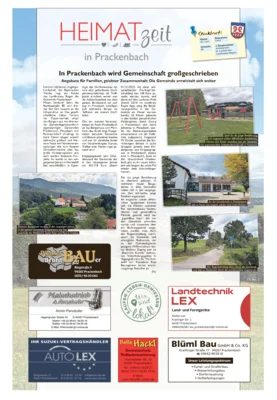 Foto des Albums: 2026-09 Prackenbach in der Heimatzeitung