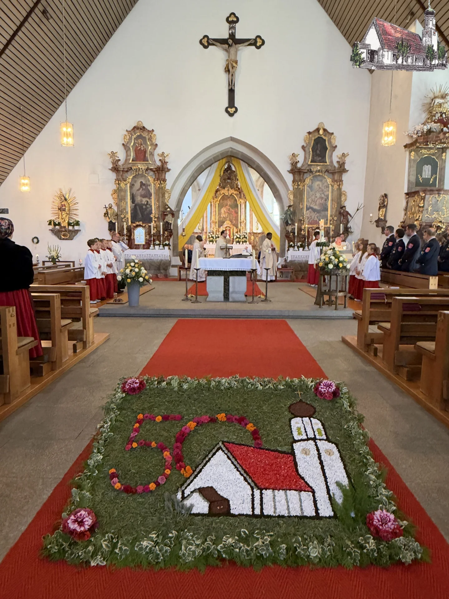 Bild: 50 Jahre Kirche Miltach
