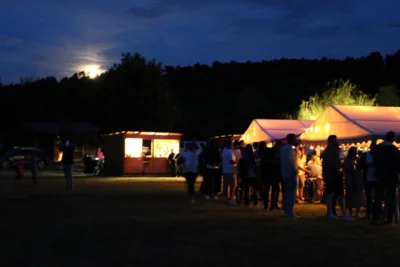 Mondaufgang &uuml;ber Querfurt  (Bild vergr&ouml;&szlig;ern)
