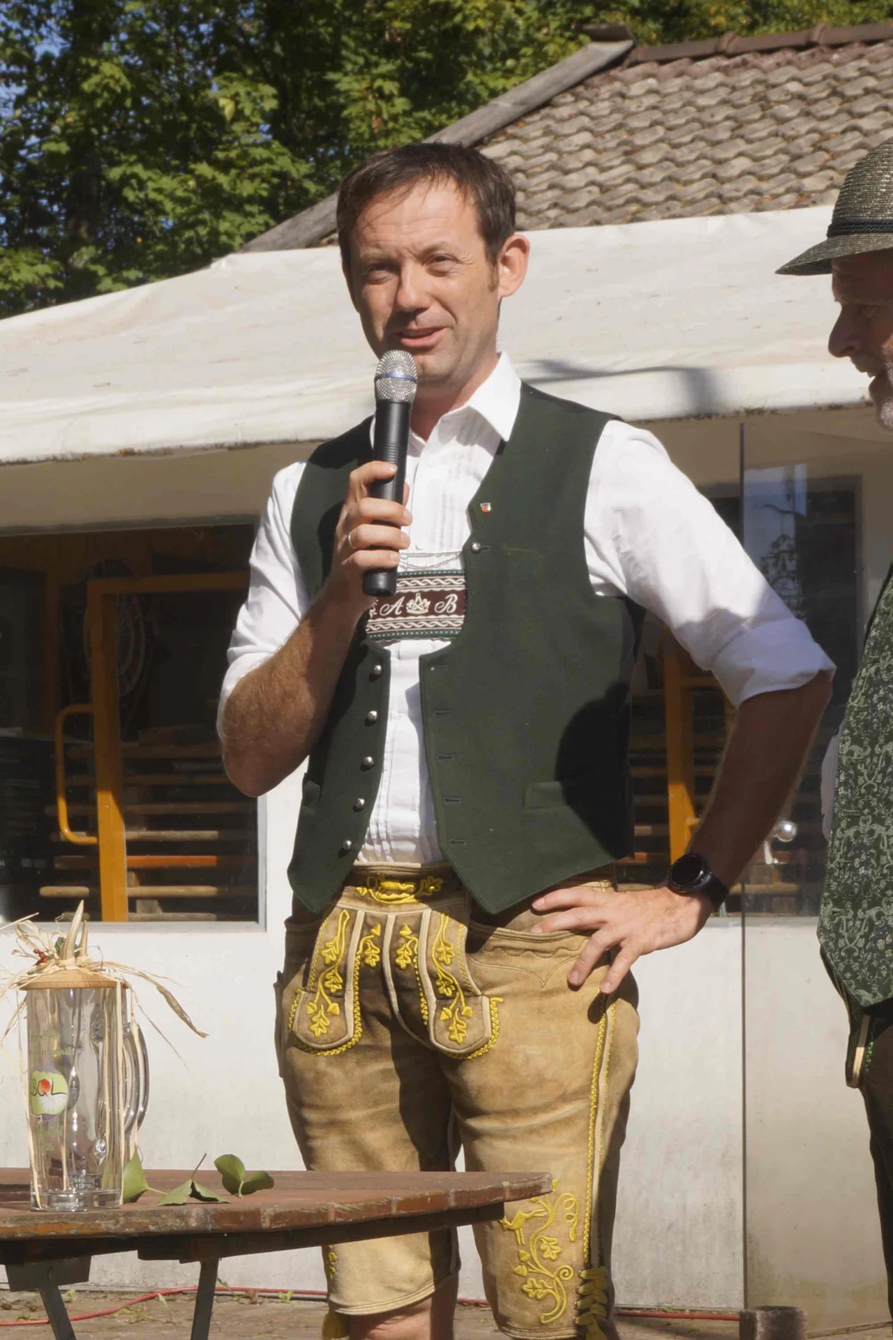 Bild: Bürgermeister und Hausherr Andreas Buchwinkler freute sich über das schöne Fest