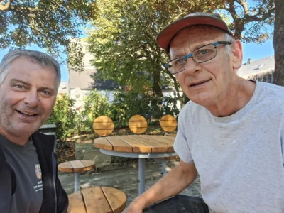 Marko Bach mit Peter Klippel  (Bild vergr&ouml;&szlig;ern)