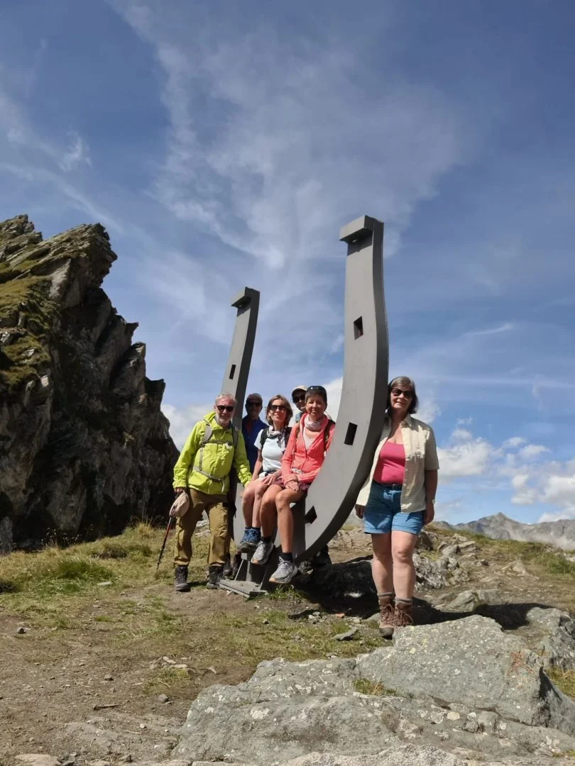 Bild: 5. An der Lenkjöchlhütte (Foto Willy Ehrig)