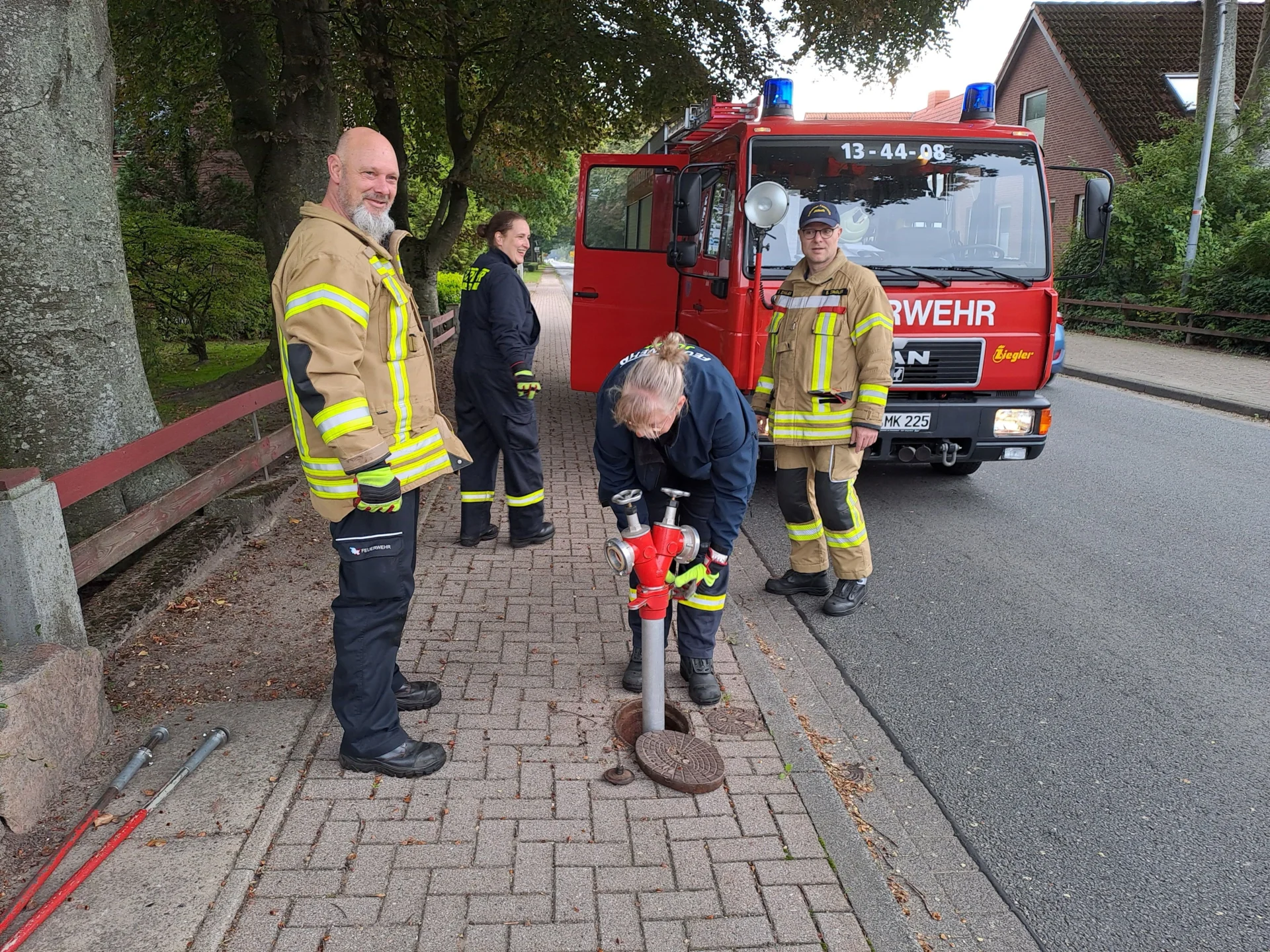 Bild: 3 Das Standrohr ist gesetzt