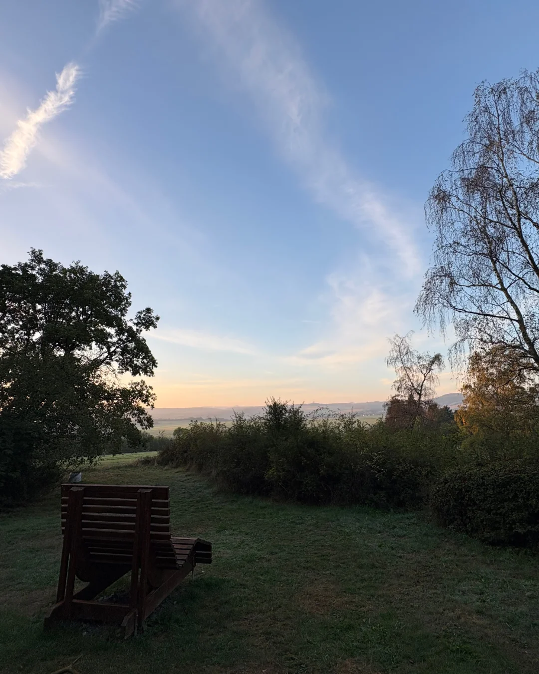 Bild: Schönstes Herbstwetter.