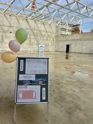 Foto des Albums: Bilder vom Richtfest der neuen Sporthalle für die Oberschule Falkensee