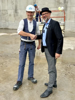Foto des Albums: Bilder vom Richtfest der neuen Sporthalle für die Oberschule Falkensee