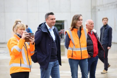 Foto des Albums: Bilder vom Richtfest der neuen Sporthalle für die Oberschule Falkensee
