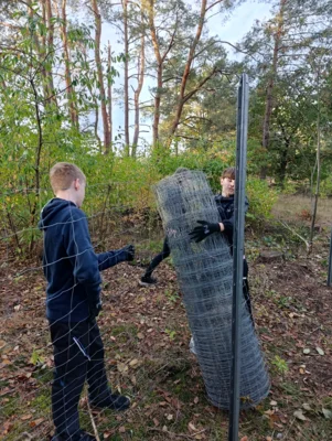 Foto des Albums: Auf die Plätze, fertig, los – die 8b packt im Wald mit an!