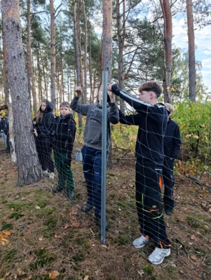 Foto des Albums: Auf die Plätze, fertig, los – die 8b packt im Wald mit an!