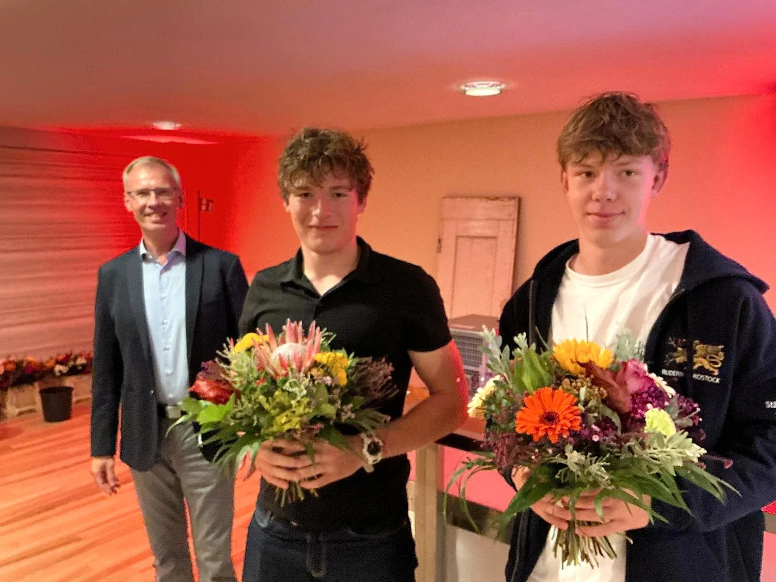 Bild: Johann Schmidt (1. Platz in der DJM im 1x) und Cendric Simonn (2. Platz bei der DJM im 1x)