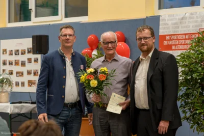 Erhard Schneider Ehrennadel des Deutschen Keglerbundes 