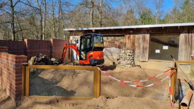 Gestaltung des Aussenbereiches Anfang April 2026  (Bild vergr&ouml;&szlig;ern)